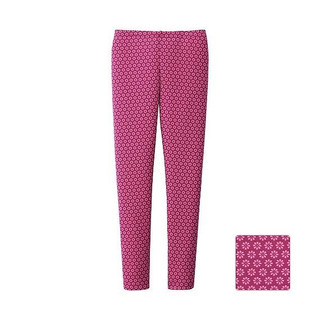 Quần giữ nhiệt trẻ em Uniqlo họa tiết hoa nhí