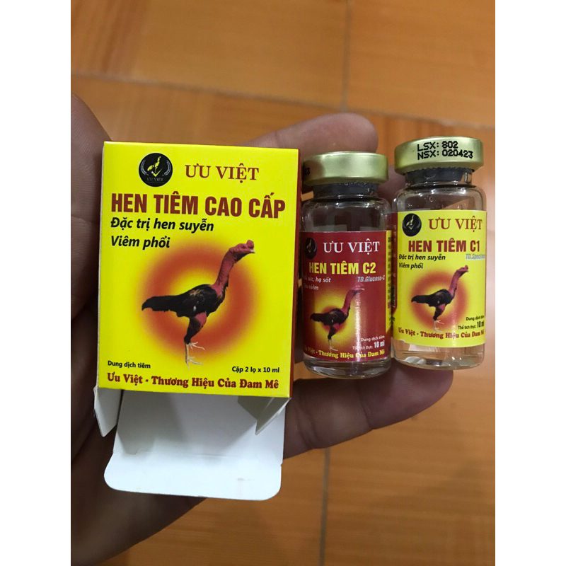 hen tiêm ưu việt cao cấp