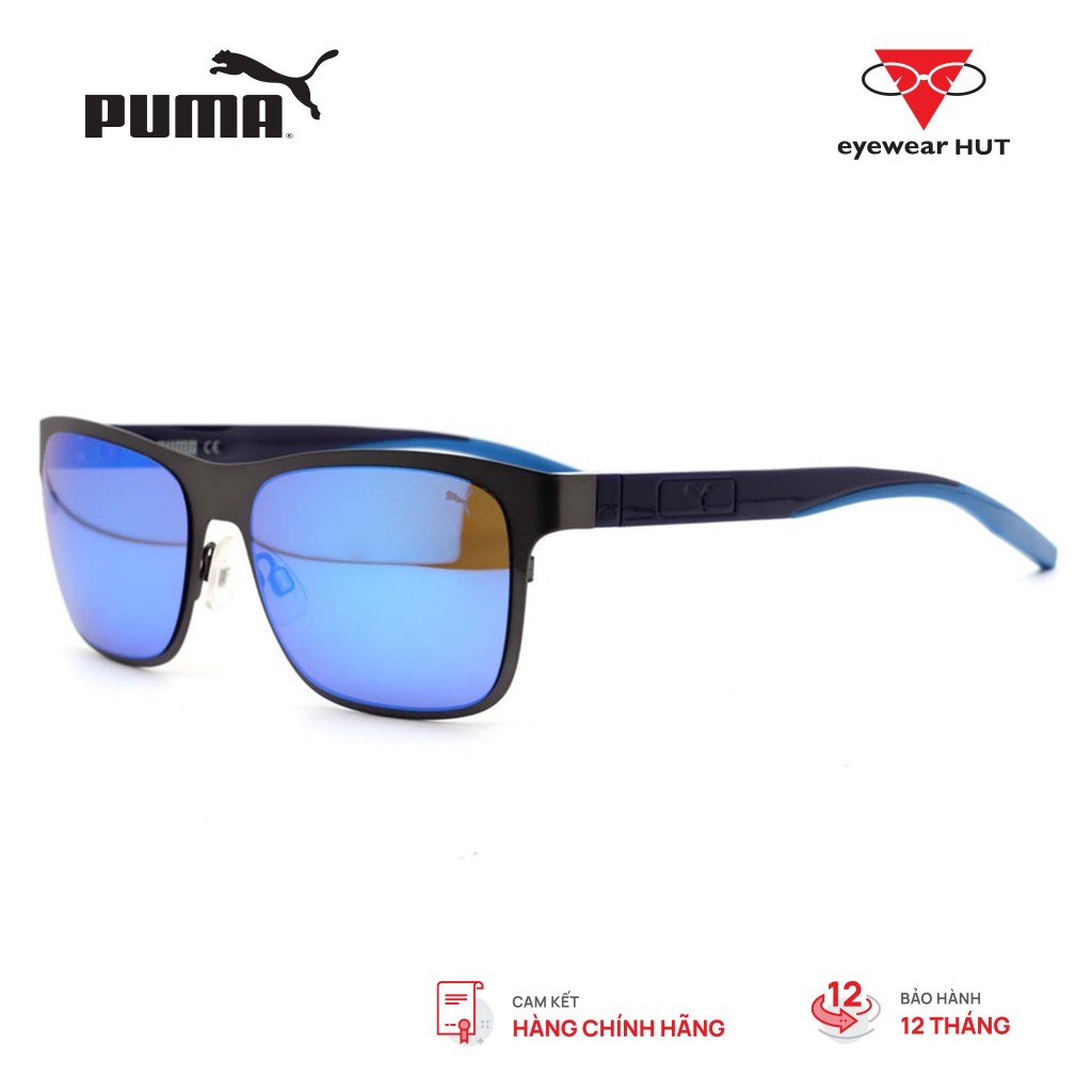 Kính Mát Nam chính hãng Puma (S) PU0219S_56 phong cách Lifestyle kiểu dáng Vuông