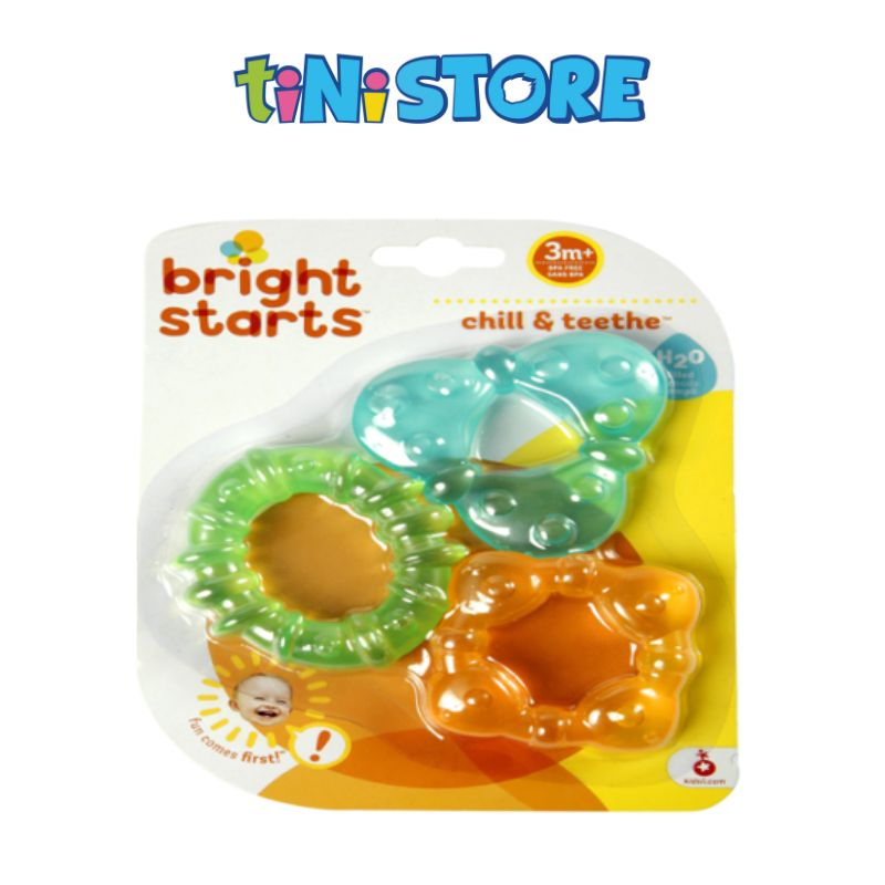 tiNiStore-Đồ chơi trẻ sơ sinh và trẻ nhỏ ngậm nướu bằng gel mềm màu sắc Bright Start 10272