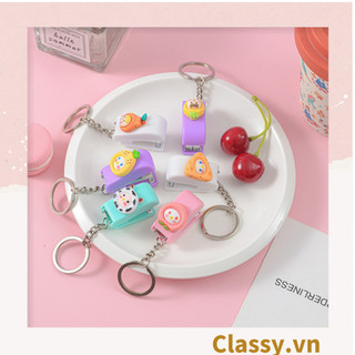Ghim bấm giấy mini Classy cỡ nhỏ 3.9x1.6x2.7CM, nhiều màu đa dạng có thể dùng làm móc khóa PK1216