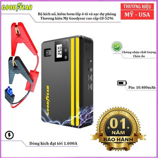 Bộ kích nổ kiêm bơm lốp ô tô và sạc dự phòng Goodyear GY-5296