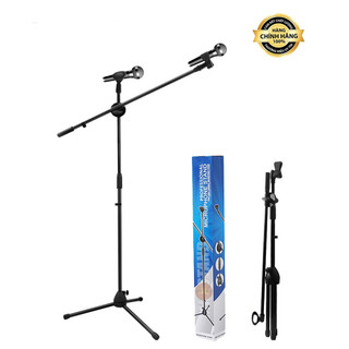 Chân micro đứng cmn001 – giá đỡ đế kẹp bom mic stand thu âm livestream, sân khấu microphone