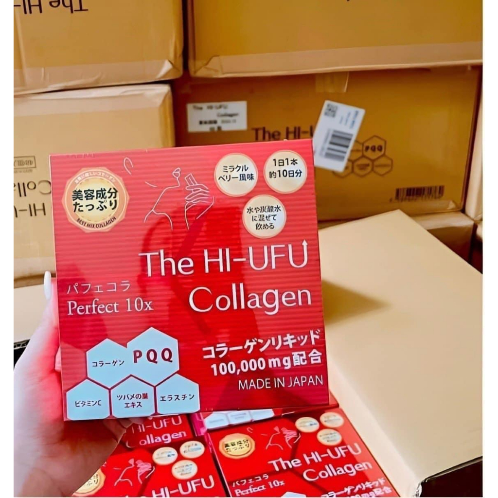 Nước Uống Đẹp Da Perfect 10x Collagen 100.000mg - Full Hộp