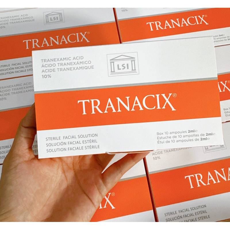 Tinh Chất Meso TRANACIX Tranexamic 10% Mờ Thâm Sạm, Mờ Nám, Tàn Nhang , Làm Sáng Đều Màu Da 2ml