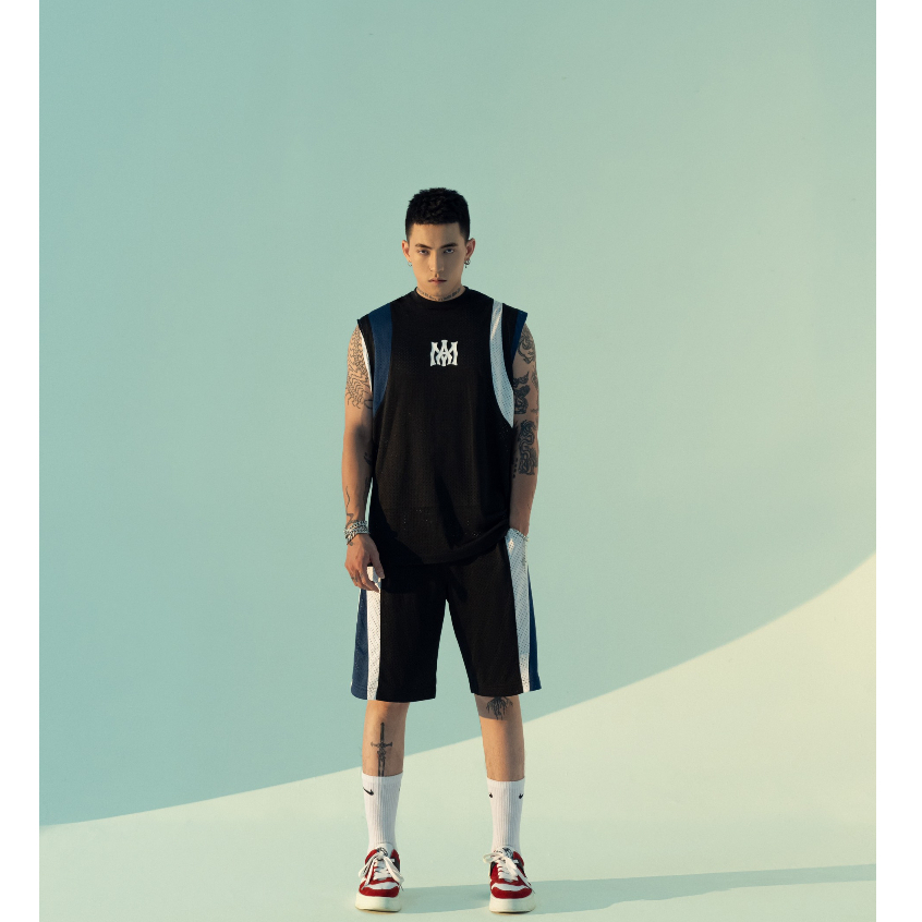 Bộ thể thao Amand Chaostic Breath Tanktop - Black/ Beige