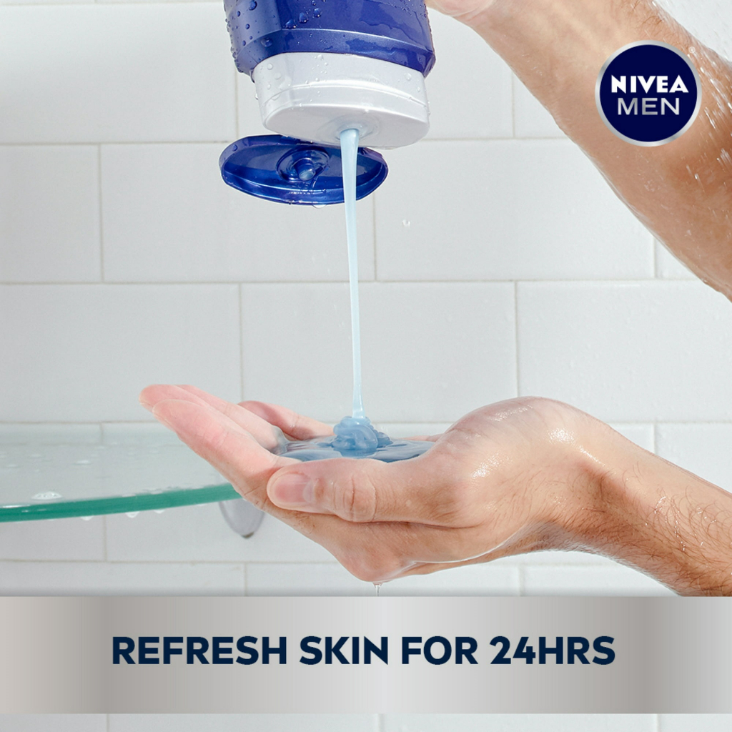 Sữa tắm dưỡng ẩm tối đa cho Nam Nivea 500 mL nhiều hương thơm