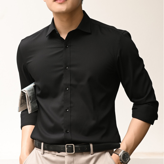 Sơ mi G23 SPREAD SHIRT chất liệu bamboo, form Slimfit - THE GMEN ELEGANT EST 2017