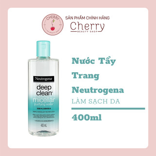 Nước Tẩy Trang Neutrogena Deep Clean Micellar Purifying Water Làm Sạch Da 400ml