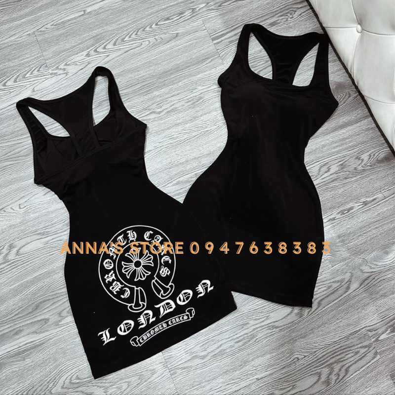M909 Đầm Ôm Body Sexy Dự Tiệc Nữ, Váy Hở Lưng Dáng Ngắn Màu Đen In Họa Tiết Có Mút Ngực Chất Liệu Mềm, Dày Dặn, Không Bí