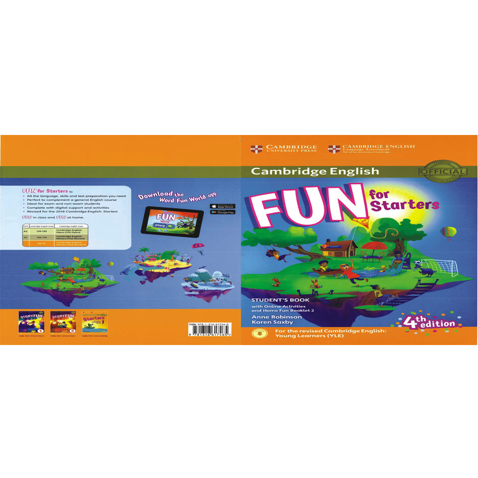 Trọn bộ Fun For Started, Movers, Flyers 3 cuốn Cambridge