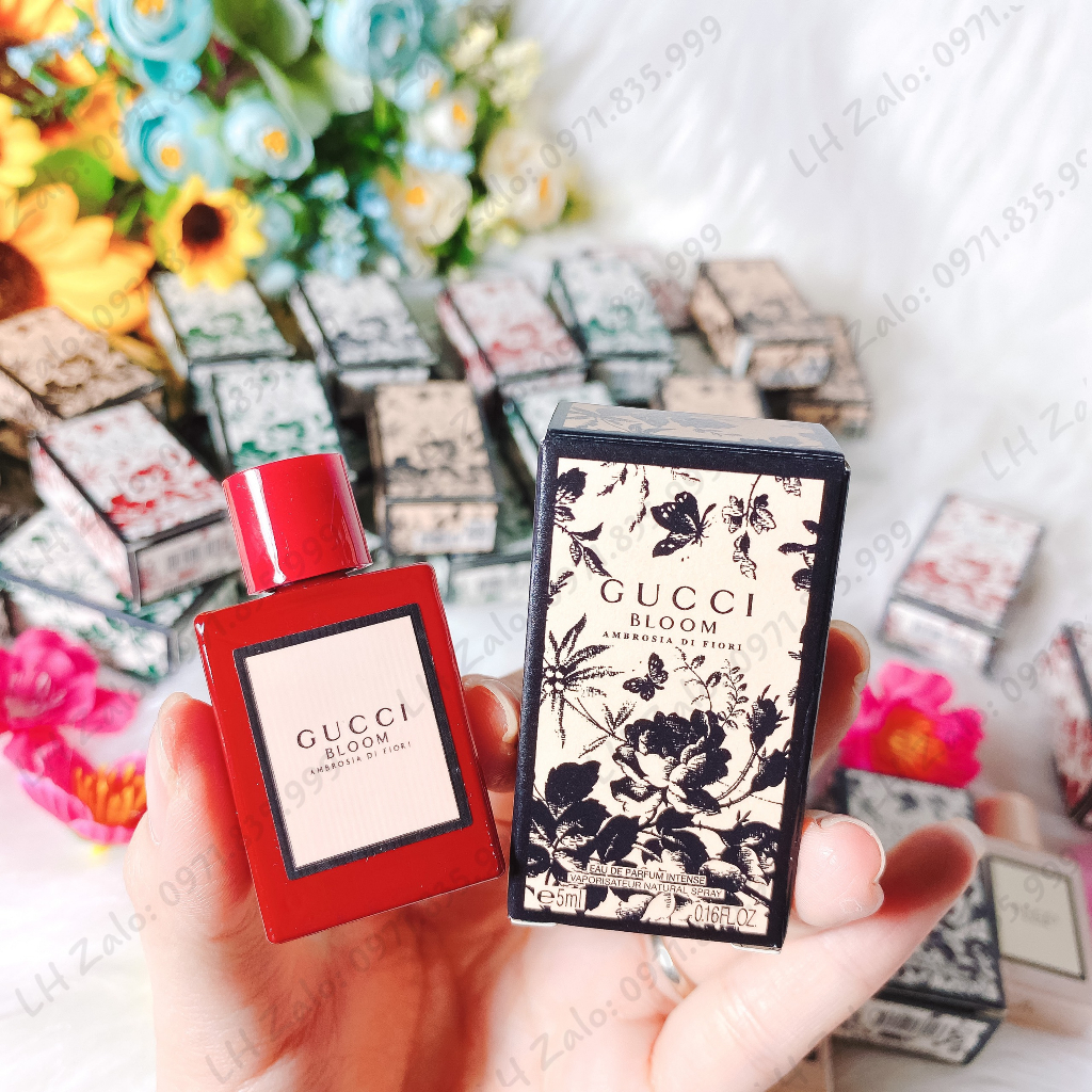 Nước Hoa Gucci Bloom 5ml 30ml, Gucci Ambrosia, Nước Hoa Mini Nữ Chính hãng, Nước hoa mini full box