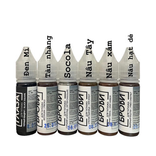 Mực Brovi phun xăm không trổ. Chai 15ml