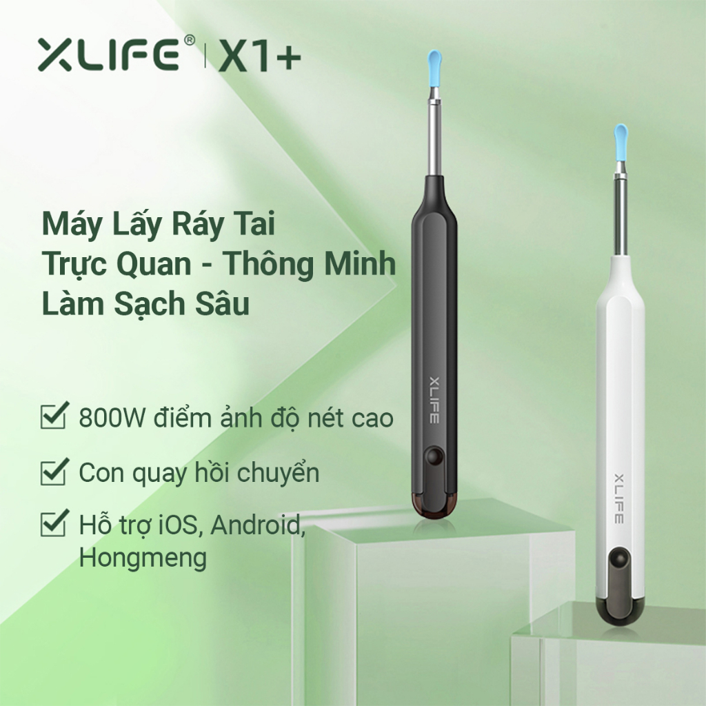 Dụng Cụ Lấy Rái Tai Thông Minh Bebird XLife X1+ Có Camera Quan Sát Độ Nét Cao 800W Pixel