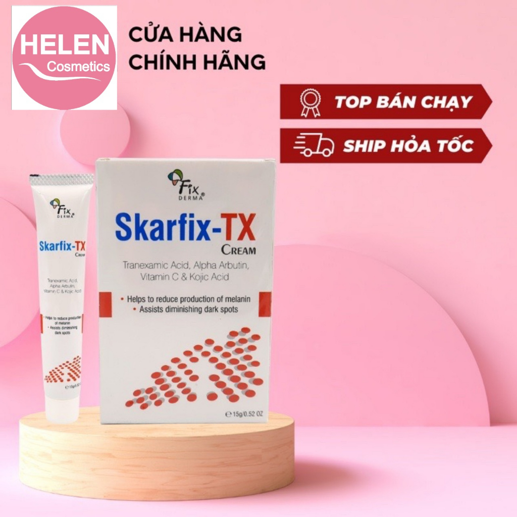 ✅ [Hàng Chuẩn Fixderma] Kem dưỡng da mờ nám, trắng da, giảm thâm mụn Fixderma Skarfix-TX Cream (15g)
