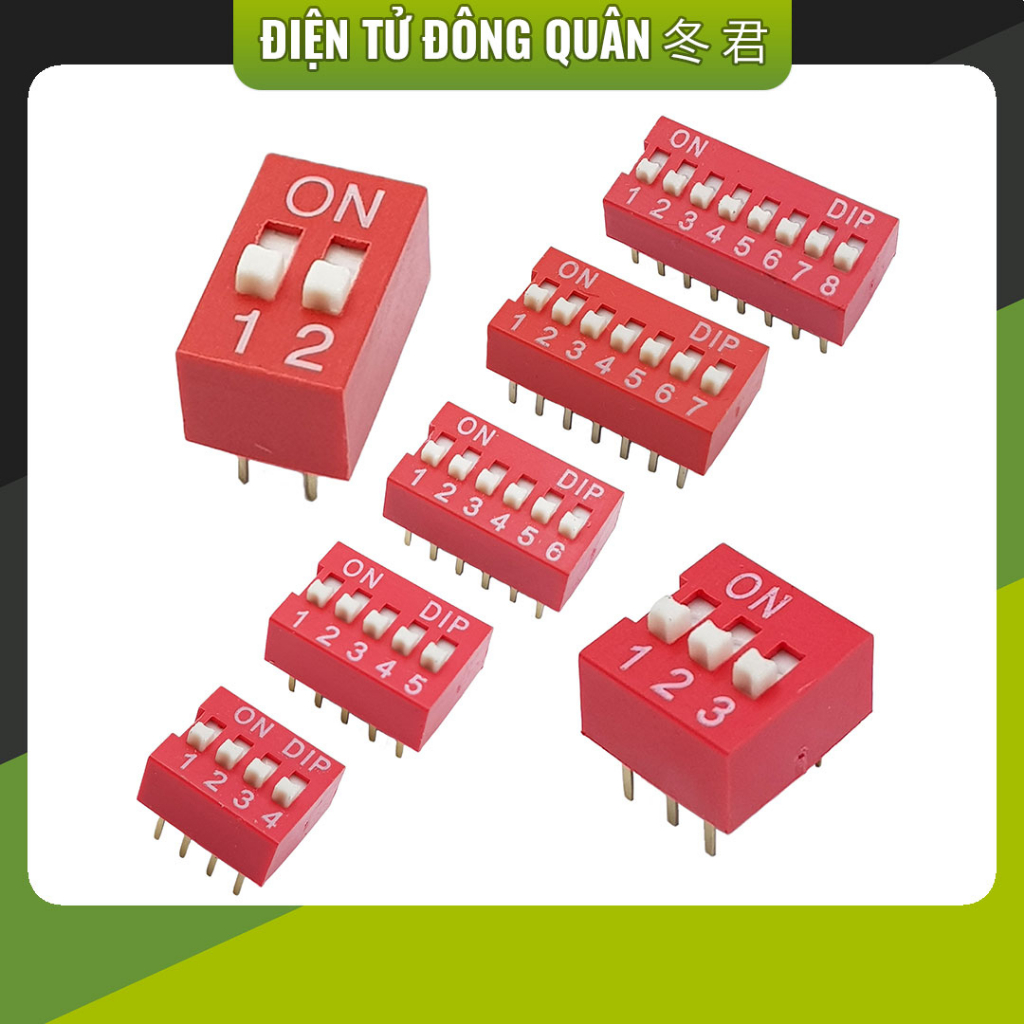 [HCM] Công tắc DIP Switch đỏ