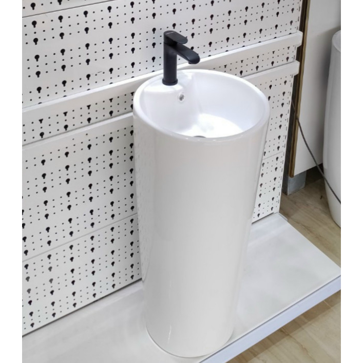 LAVABO TRỤ ĐỨNG TRÒN (KHÔNG BAO GỒM VÒI VÀ XẢ LAVABO)