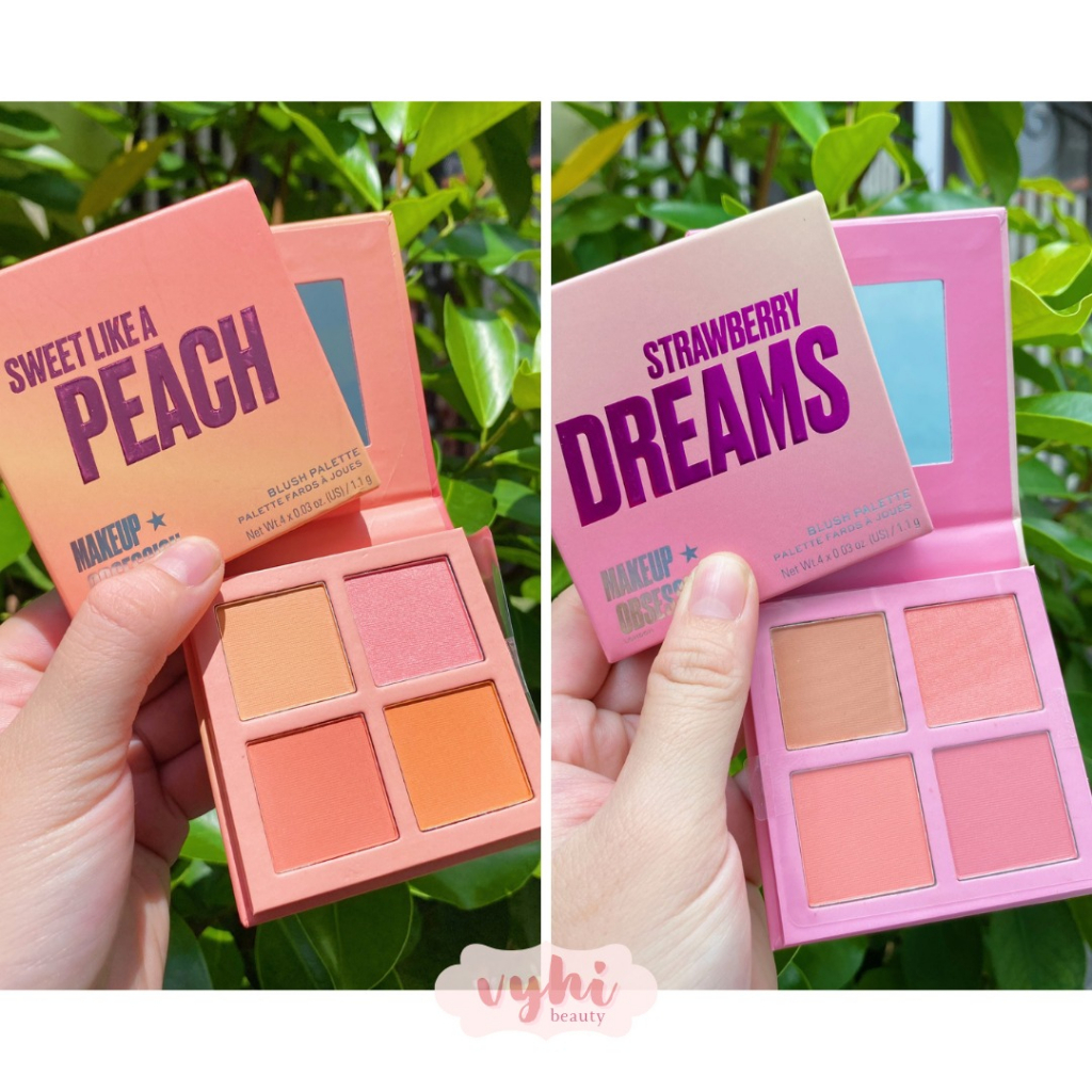 Bảng má Revolution Beauty Makeup Obsession 4 ô