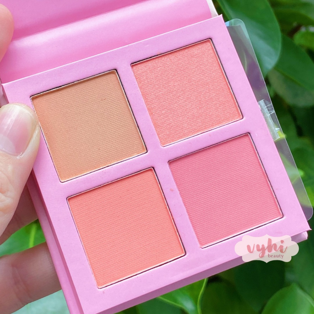 Bảng má Revolution Beauty Makeup Obsession 4 ô