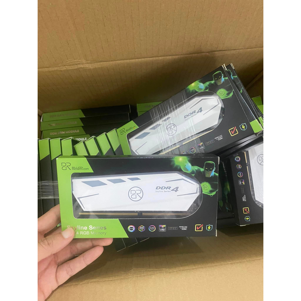 Ram 8g ddr4  buss 3200 RGB có led