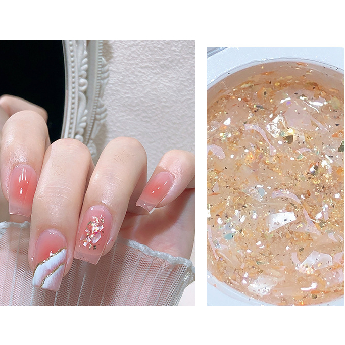 Hũ phụ kiện ĐẮT  trang trí móng nhé a hũ 8g