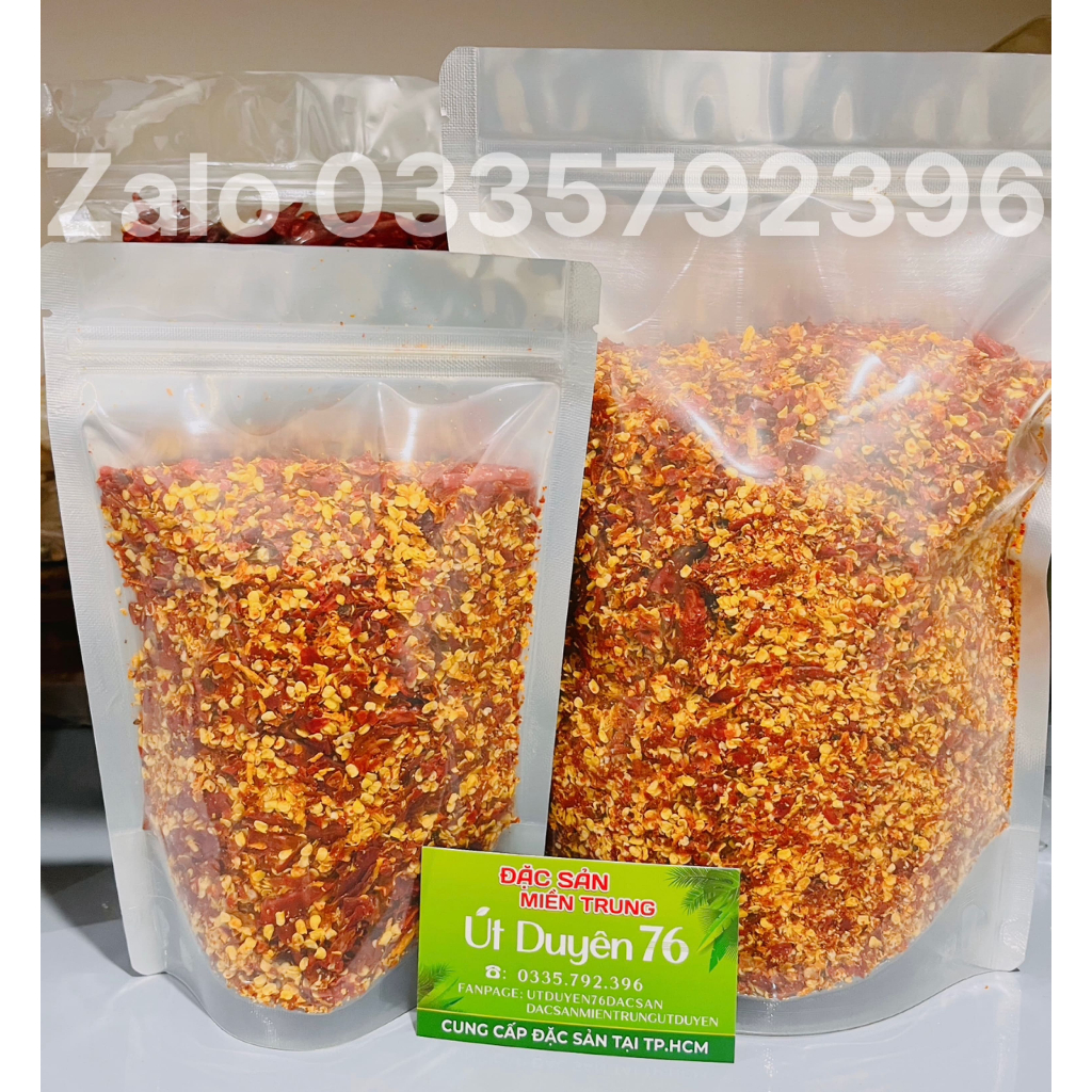 Ớt bột xay  Bình Định siêu cay nhà làm nguyên chất - Tiệm Út Duyên 76 Đặc sản