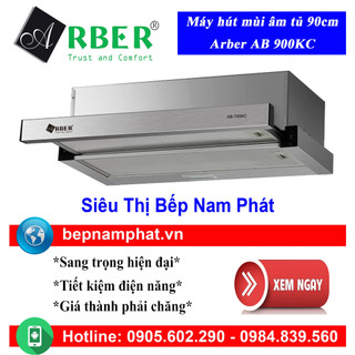 Máy hút mùi âm tủ 90cm arber ab 900kc
