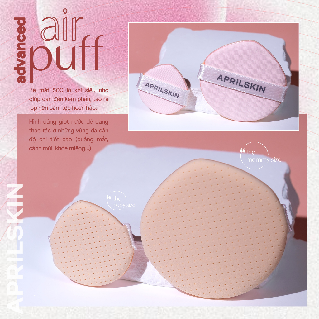 [Bản giới hạn] Set Phấn nước APRILSKIN Hero Blossom Mini Cushion Limited Edition (12g+3.5g)