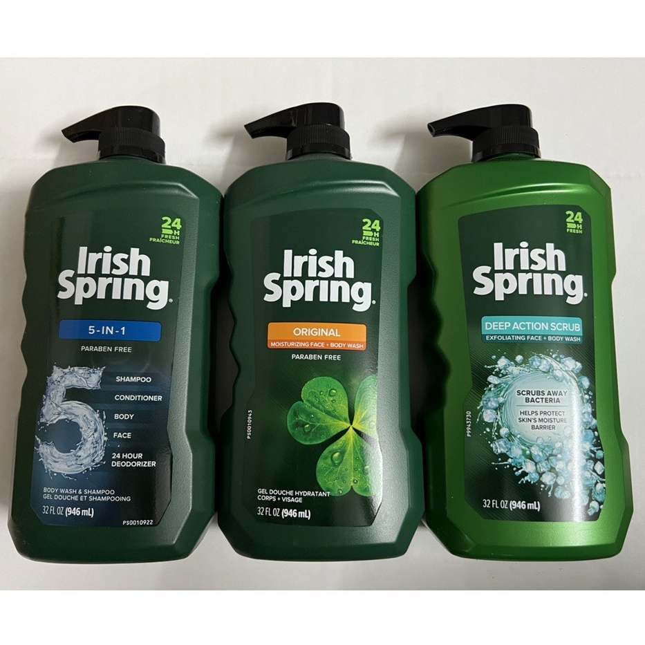 Sữa tắm gội nam Irish Spring 946ml