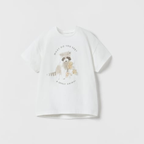 Áo bé gái họa tiết animal Zara Authentic