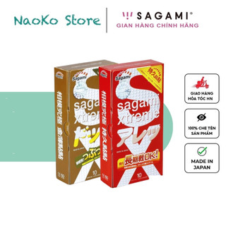 [CHÍNH HÃNG] COMBO Bao Cao Su Kéo Dài Thời Gian SAGAMI Xtreme Feel Long Hộp 10c & BCS SAGAMI XTREME FEEL UP Hộp 10c