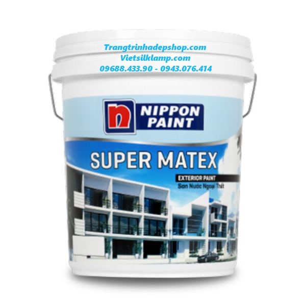 Sơn màu ngoại thất - NIPPON SUPER MATEX (5L)