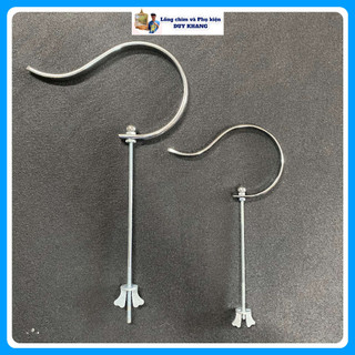 Móc inox lồng chim, móc lồng chim 2 size cho tất cả các loại lồng - phụ kiện lồng chim Duy Khang