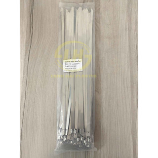Dây rút inox 304, bản 7.9mm (1 bịch/100 sợi)