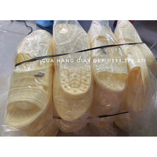 DÉP NHỰA CÁ SẤU KEM