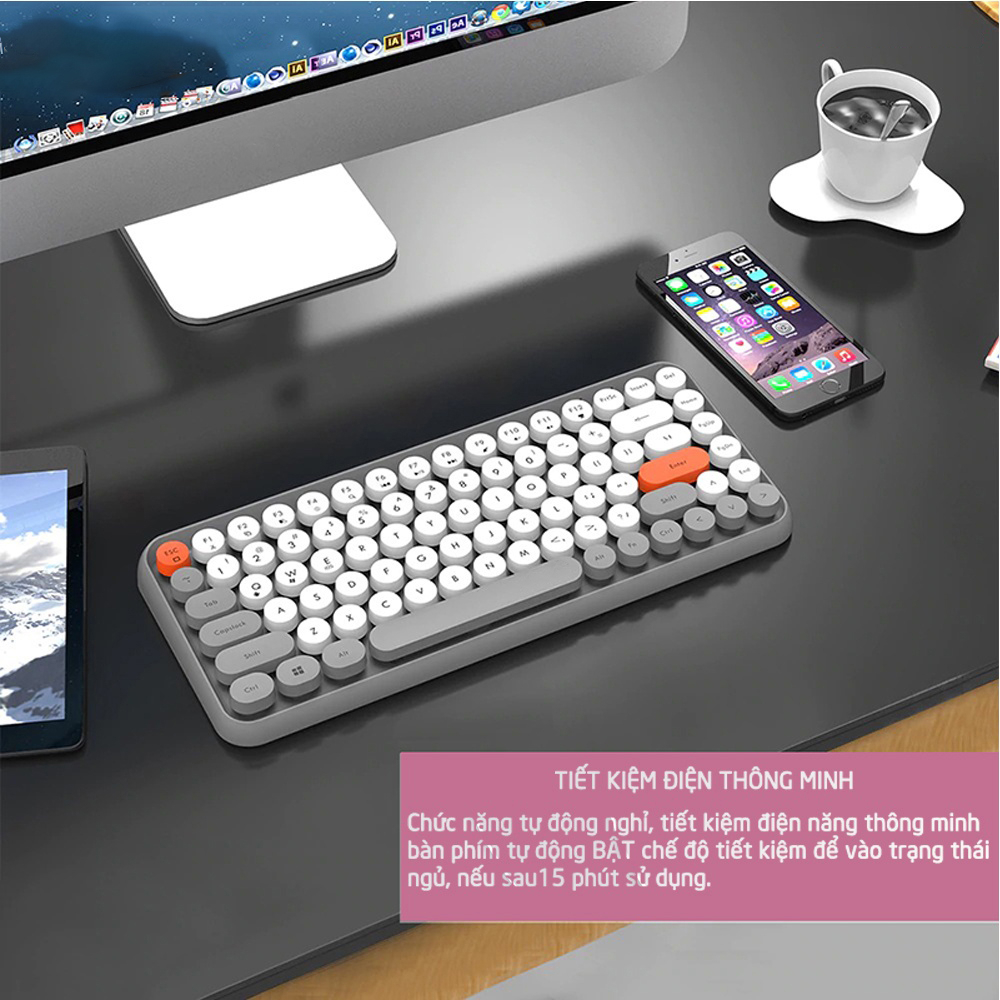 Bàn phím không dây Bluetooth 308i thông minh -  D1484