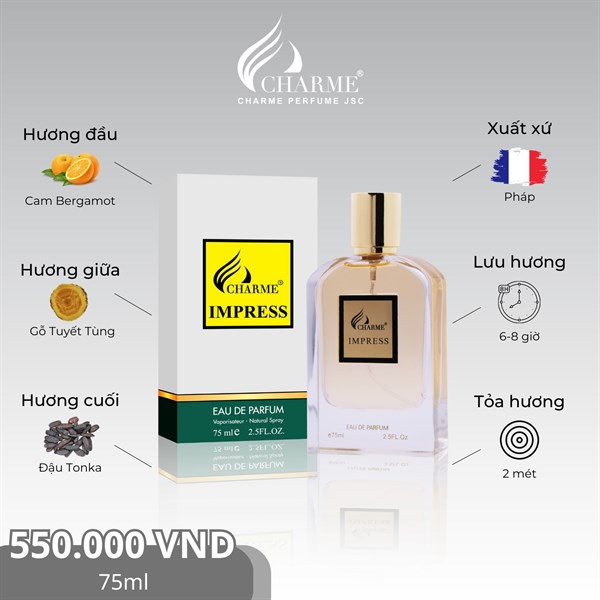 Nước hoa nam IMPRESS   - Nước hoa chính hãng