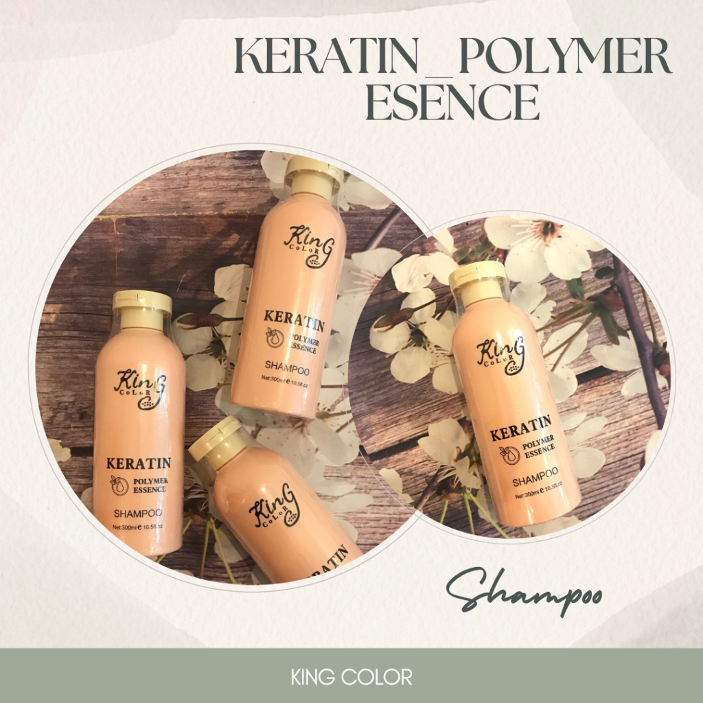 Dầu gội- dầu xả KERATIN - POLYMER ESSENCE phục hồi tóc hư tổn, gãy rụng