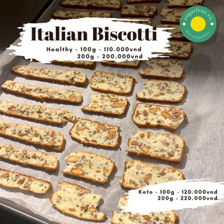 Bánh Keto Italian Biscotti