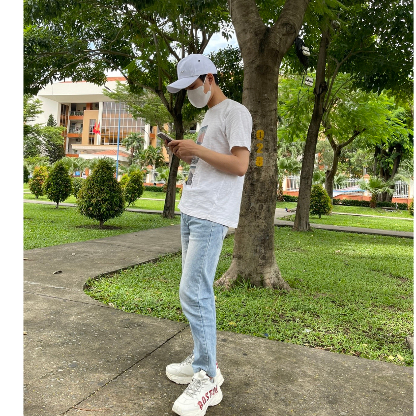 Nón kết mũ lưỡi trai nam nữ HOT màu trắng trơn thoáng mát