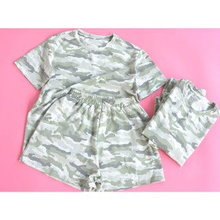 Bộ thun mẹ bé rằn ri cotton mềm mát size 9-65kg Touch