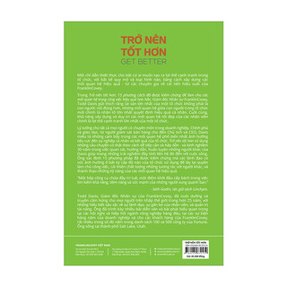 Sách - Trở Nên Tốt Hơn (Get Better) - Todd Davis - PACE Books