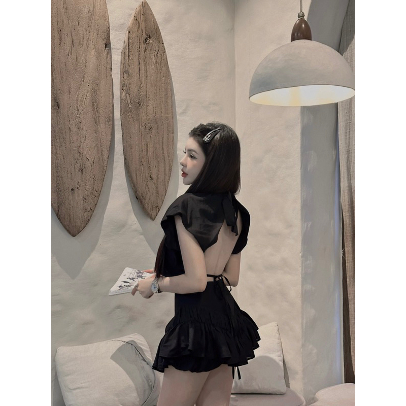 Set áo váy 3 món kèm quây MPB loại 1