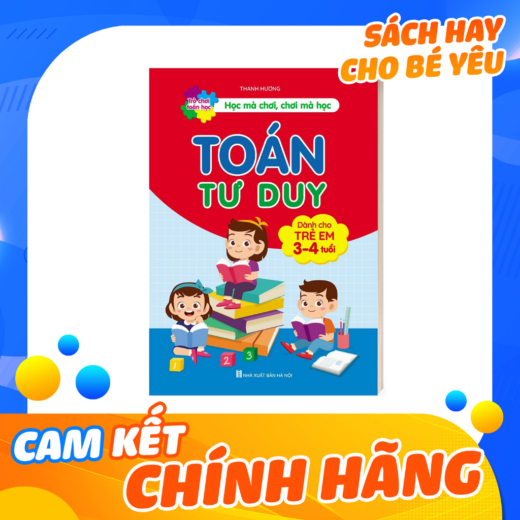 Sách - Toán Tư Duy Cho Bé 3-4 Tuổi