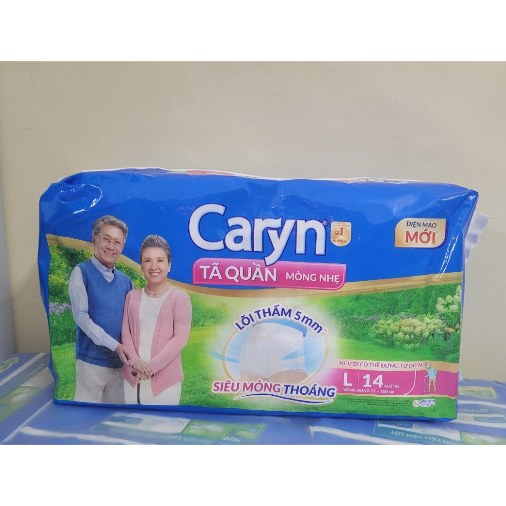 Tã quần Caryn M16/L14/XL12 MẪU MỚI 2023