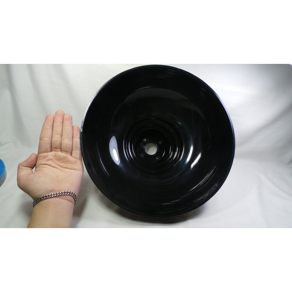 Cháo nhựa đen đường kính 30cm hoặc 40cm chưa bao gồm đuôi đèn, chống nắng mưa cho bóng đèn ngoài trời