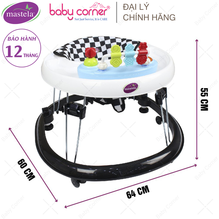 Xe Tập Đi Tròn Mastela Có Đồ Chơi W2002 Cho Bé 6M+