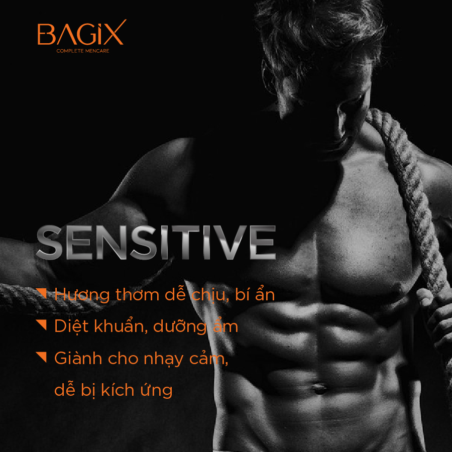 Dung dịch vệ sinh nam dạng bọt Bagix For Men 100ml