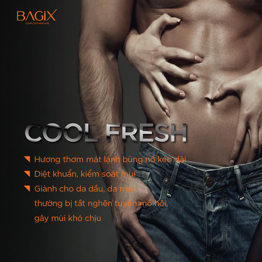 Dung dịch vệ sinh nam dạng bọt Bagix For Men 100ml