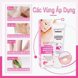 Qiansoto kem giảm thâm nách mông làm trắng da dưỡng ẩm khử mùi hôi